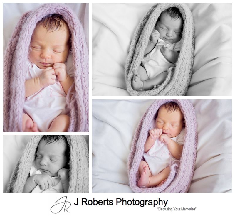 Newborn Baby Portrait Photography in the Family Home Sydney